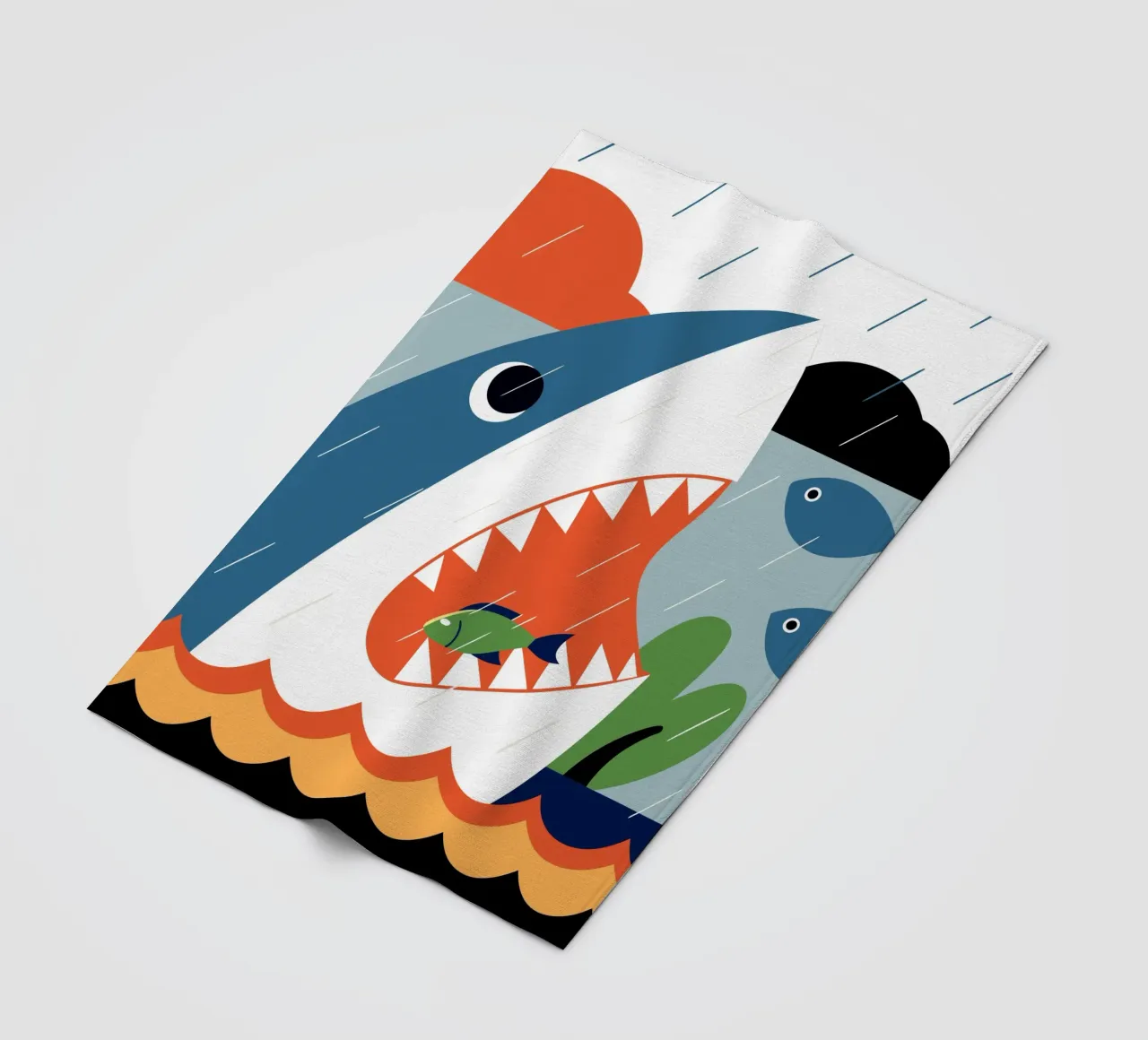 Hai-Angriff Fleecedecke von PROTECT ANIMALS