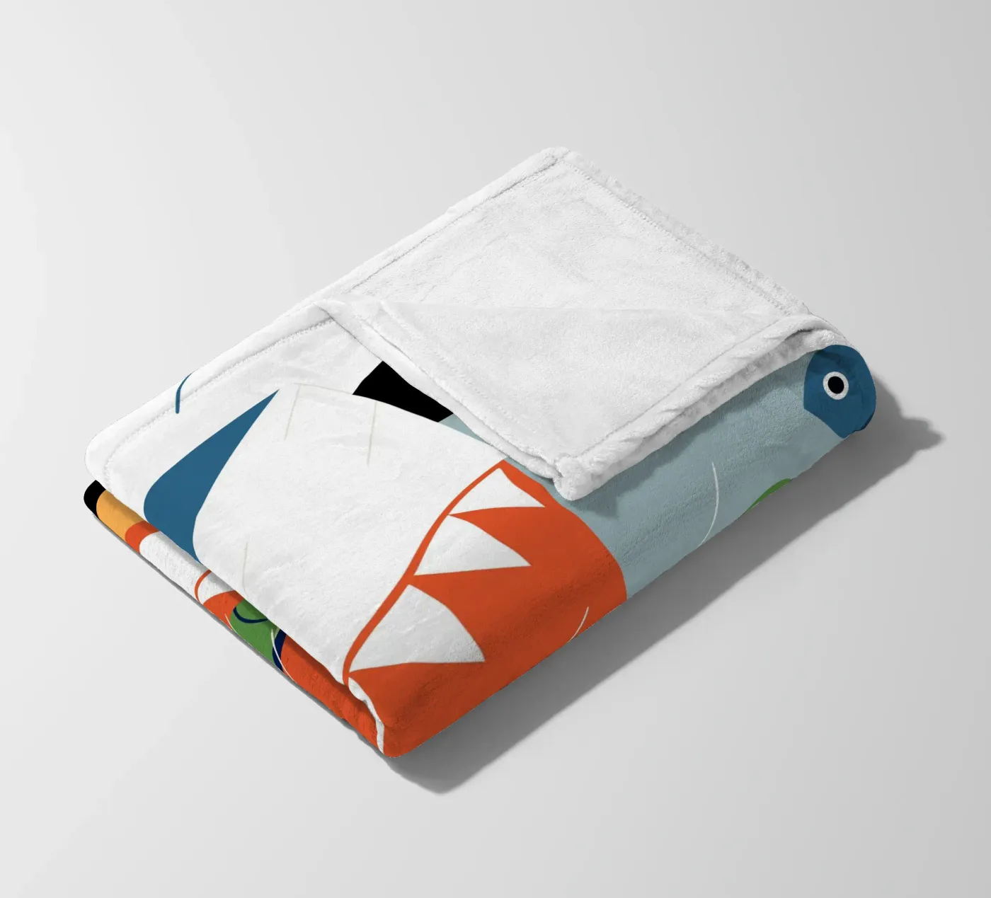 Shark Attack fleece blanket by PROTECT ANIMALS