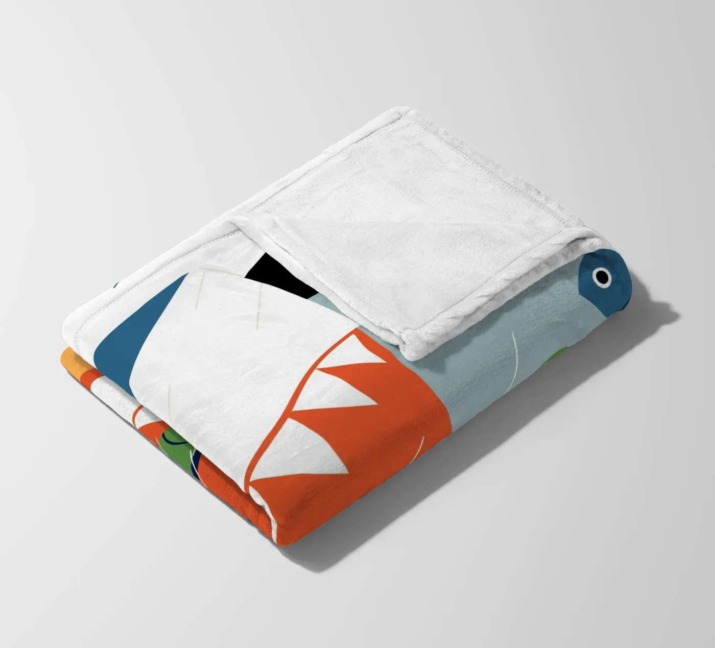 Shark Attack fleece blanket by PROTECT ANIMALS