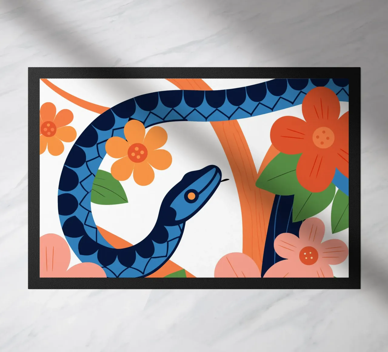 Serpente floreale zerbino da PROTECT ANIMALS