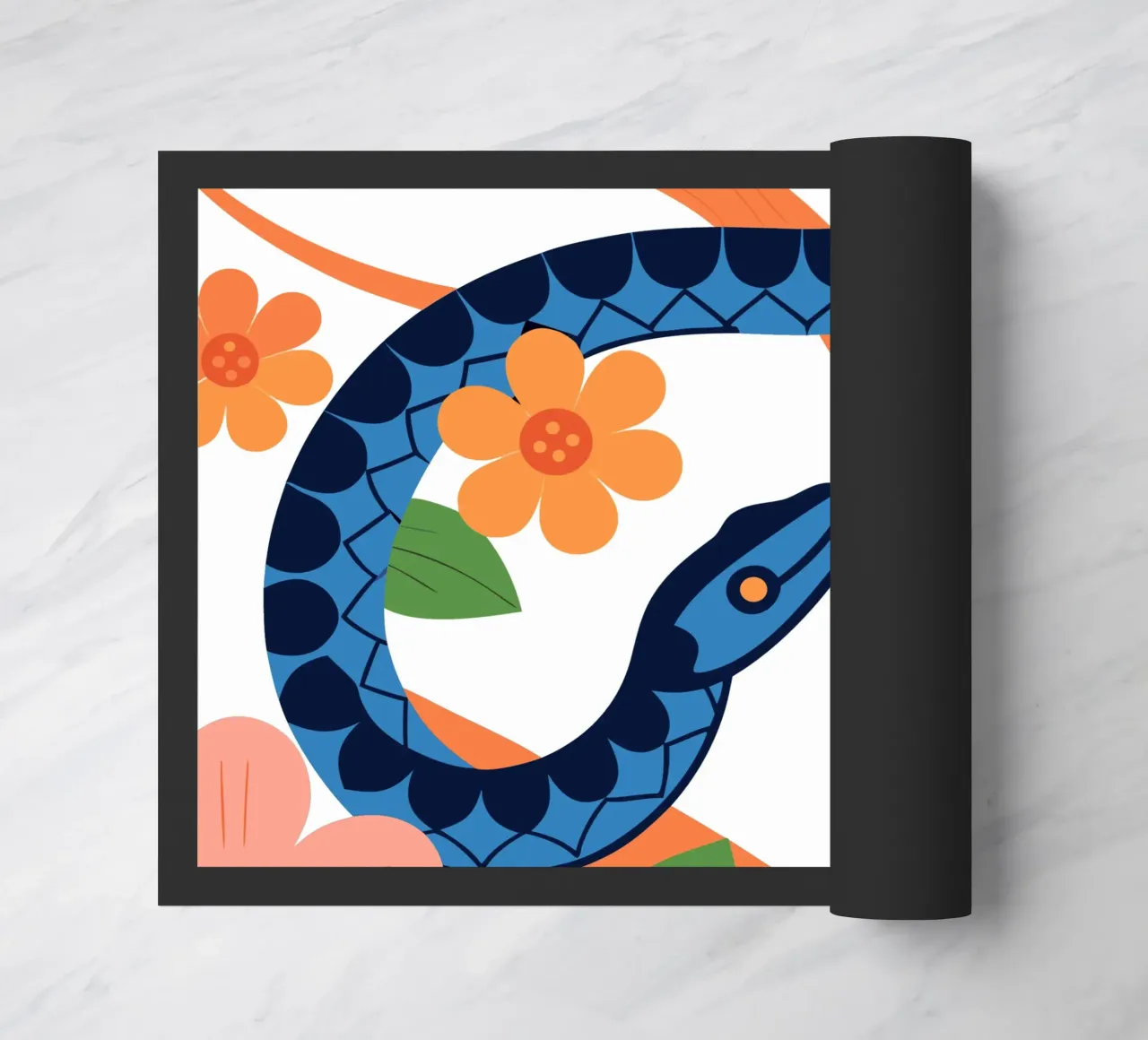 Serpente floreale zerbino da PROTECT ANIMALS