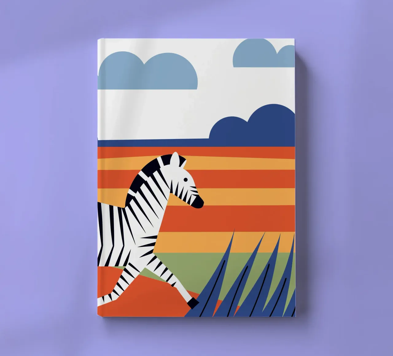 Running Zebra notebook by PROTECT ANIMALS