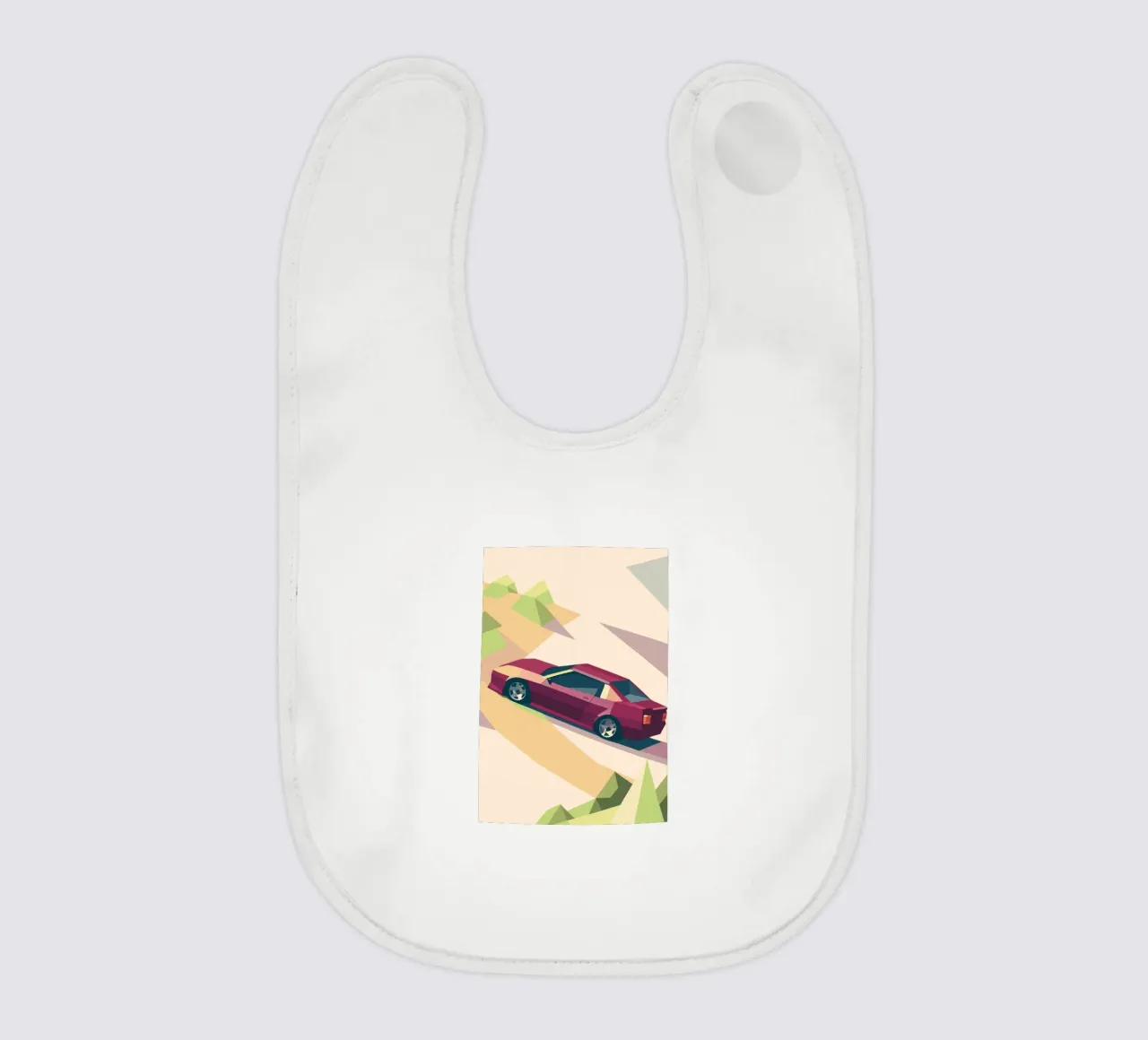 Roter Oldtimer Babylätzchen von POLYGON SPECIAL