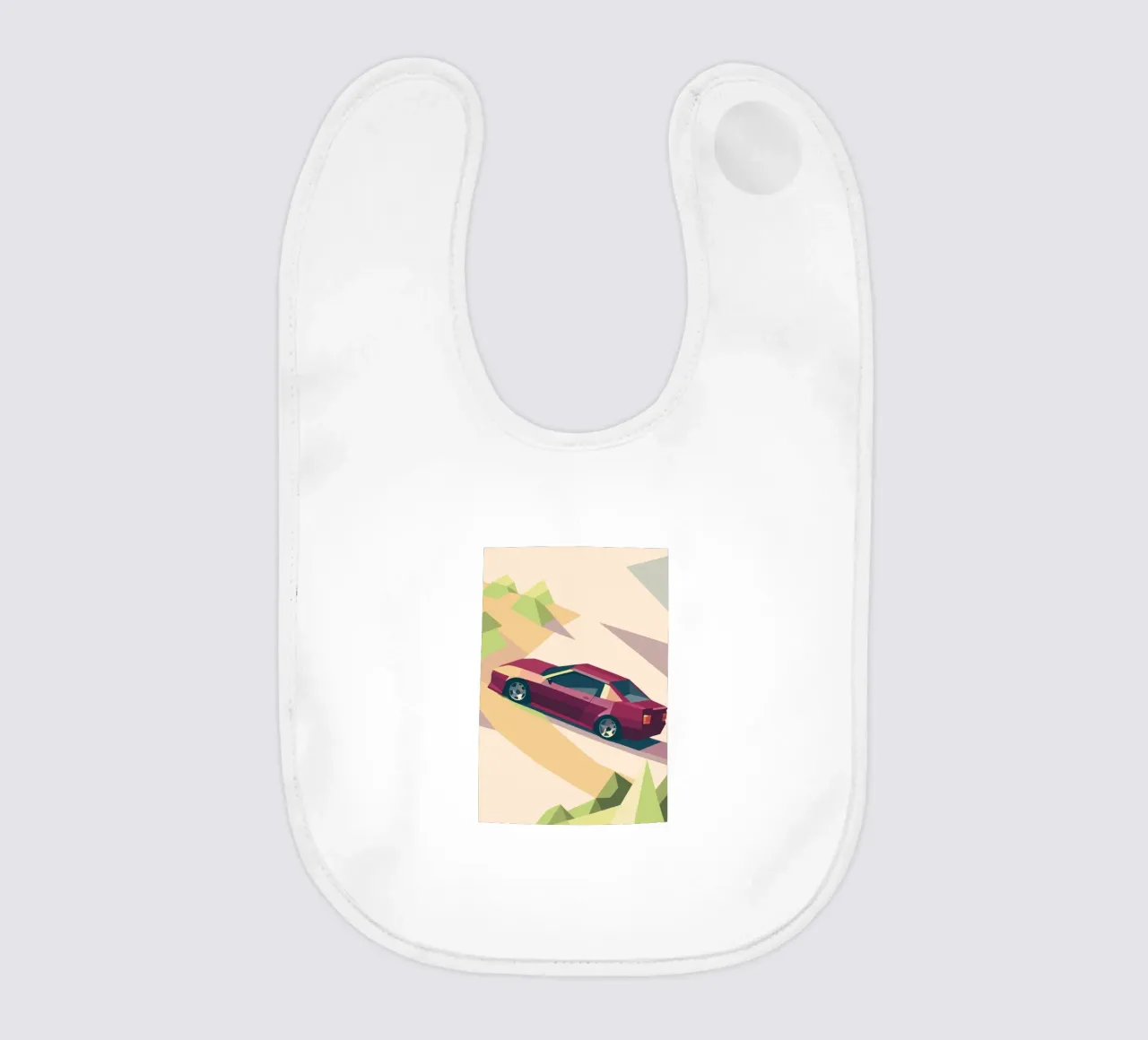 Roter Oldtimer Babylätzchen von POLYGON SPECIAL