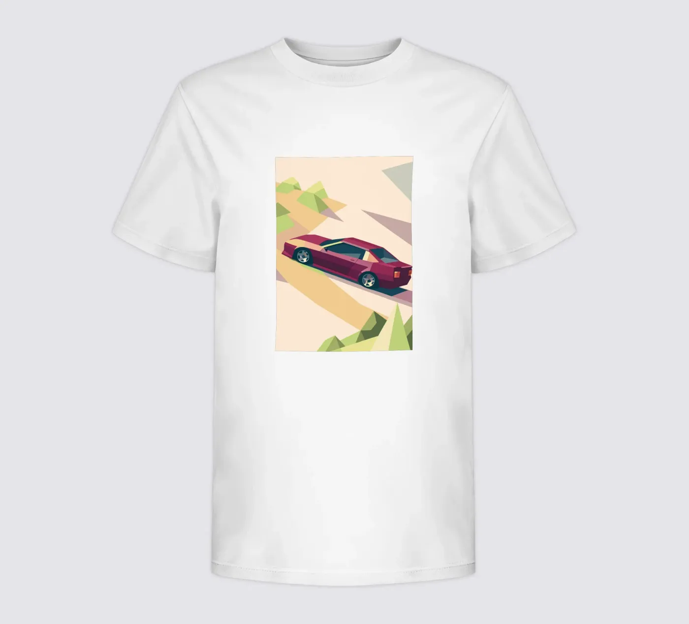 Roter Oldtimer Kinder T-Shirt von POLYGON SPECIAL
