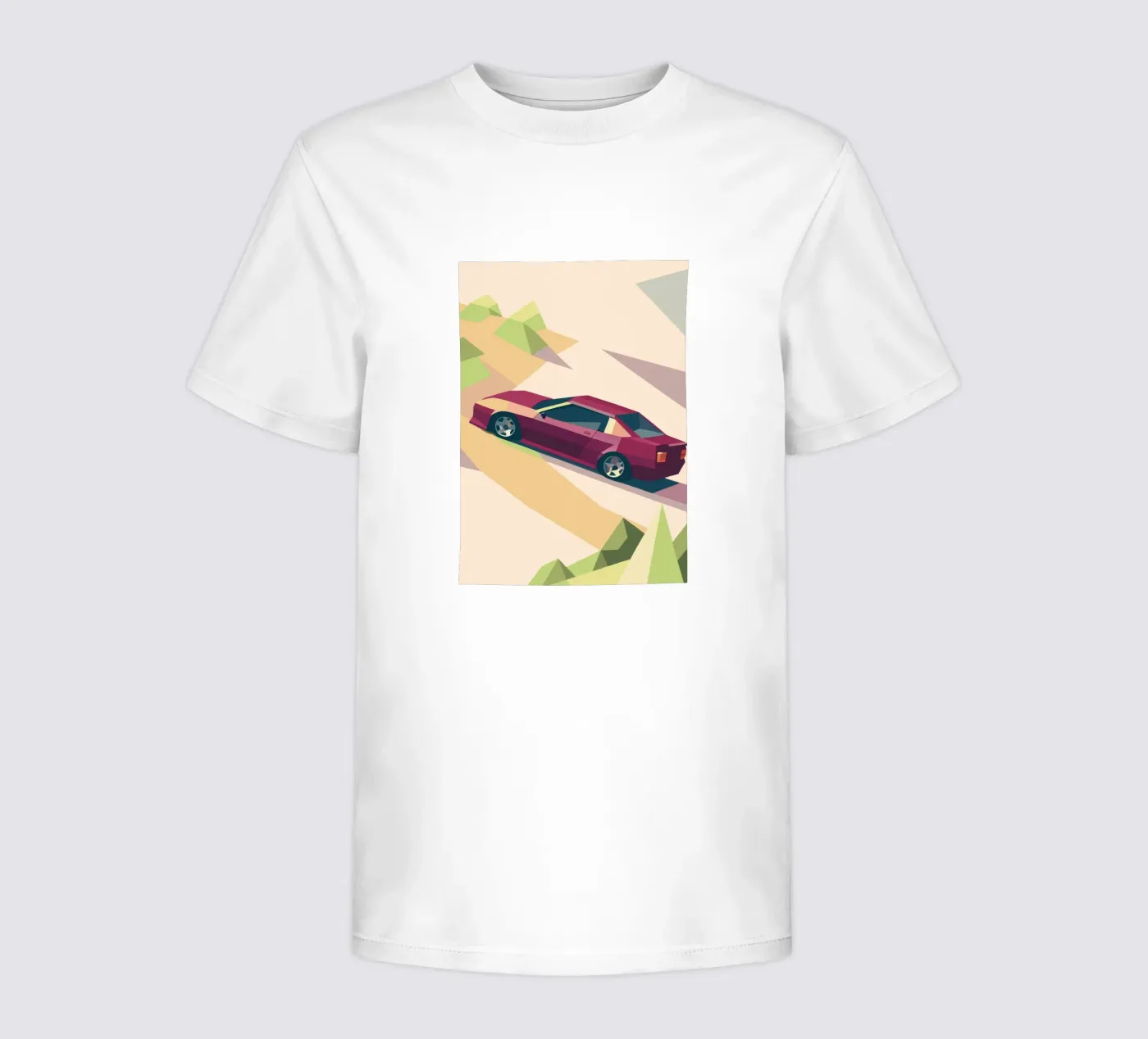 Roter Oldtimer Kinder T-Shirt von POLYGON SPECIAL