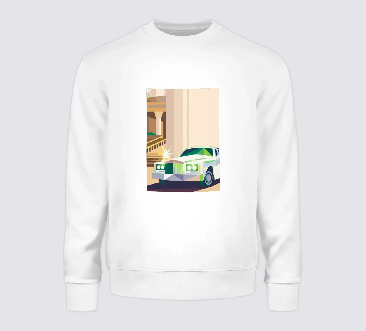 Auto di lusso bianca felpa da POLYGON SPECIAL