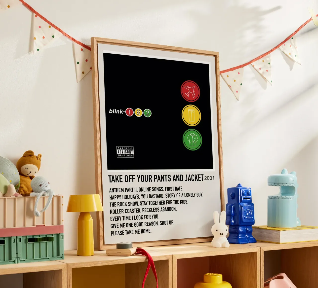 Blink 182 Take Off Your Pante And Jacket plexiglass da Brook Soul King