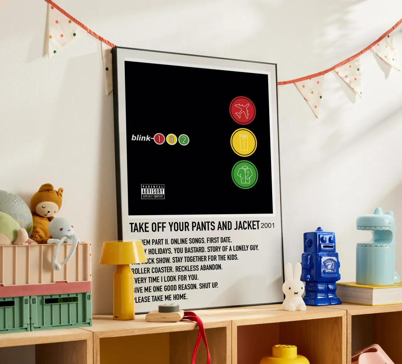 Blink 182 Take Off Your Pante And Jacket alluminio dibond da Brook Soul King