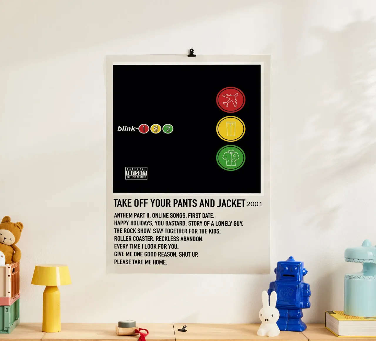 Blink 182 Take Off Your Pante And Jacket carta hahnemühle da Brook Soul King