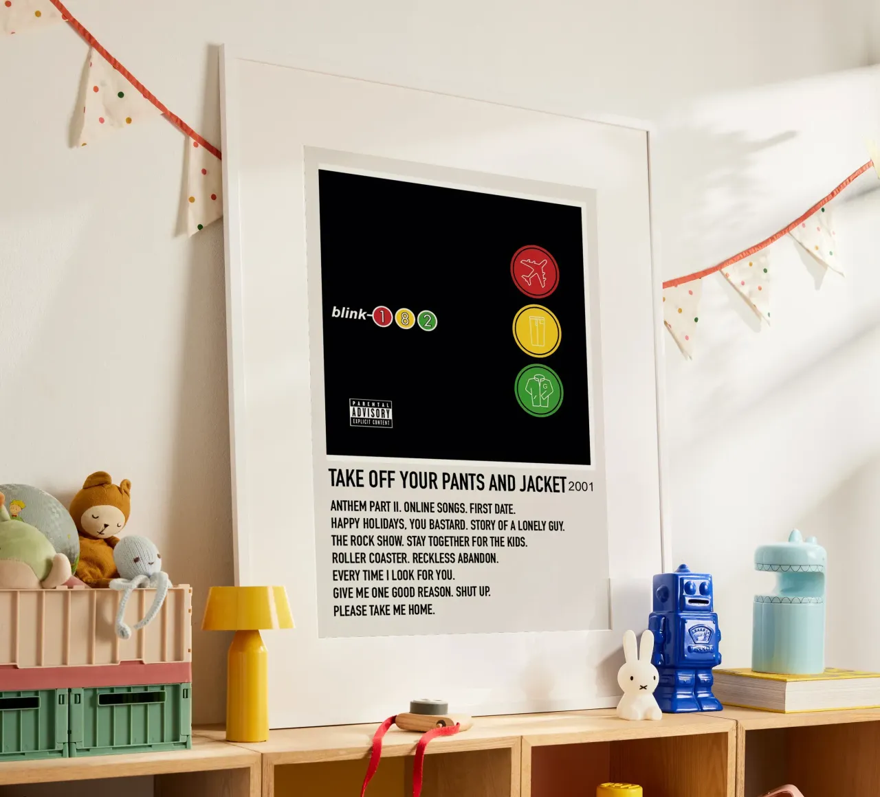 Blink 182 Take Off Your Pante And Jacket carta hahnemühle da Brook Soul King