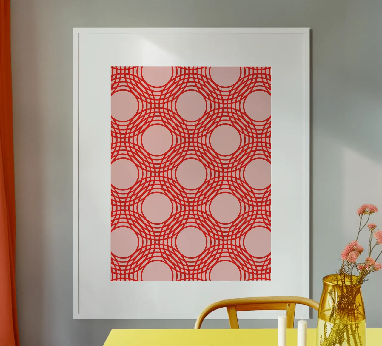 red circle poster by Joewanda