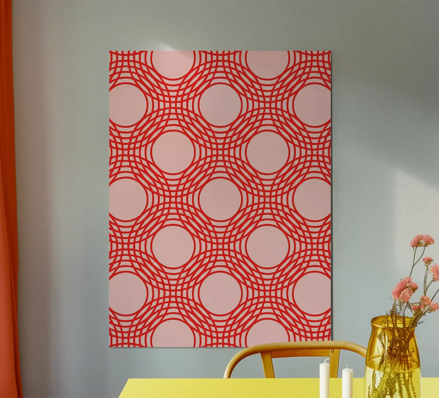 red circle poster by Joewanda