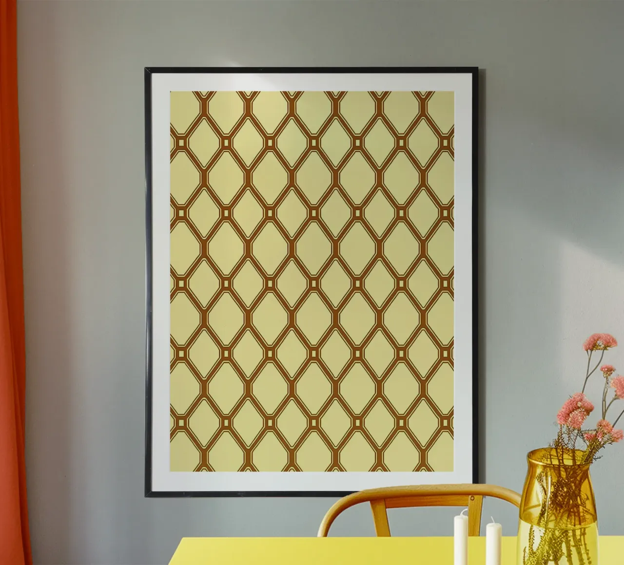 webbing lines poster by Joewanda