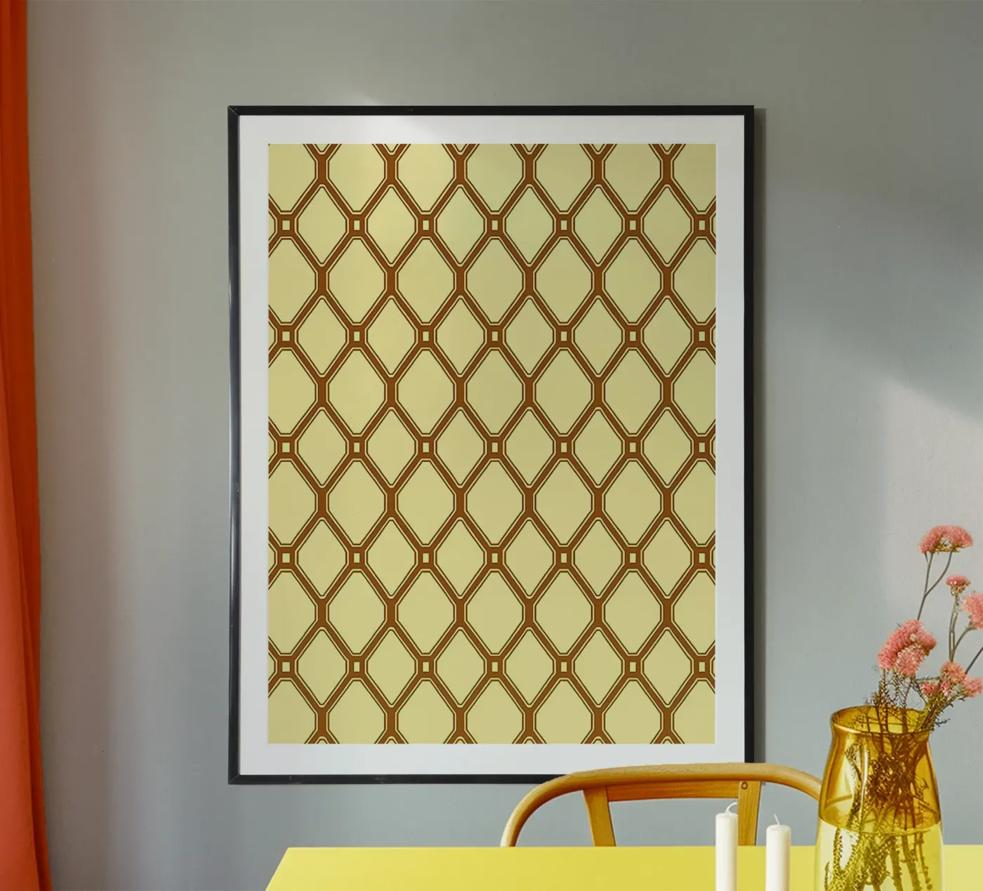 webbing lines Poster von Joewanda