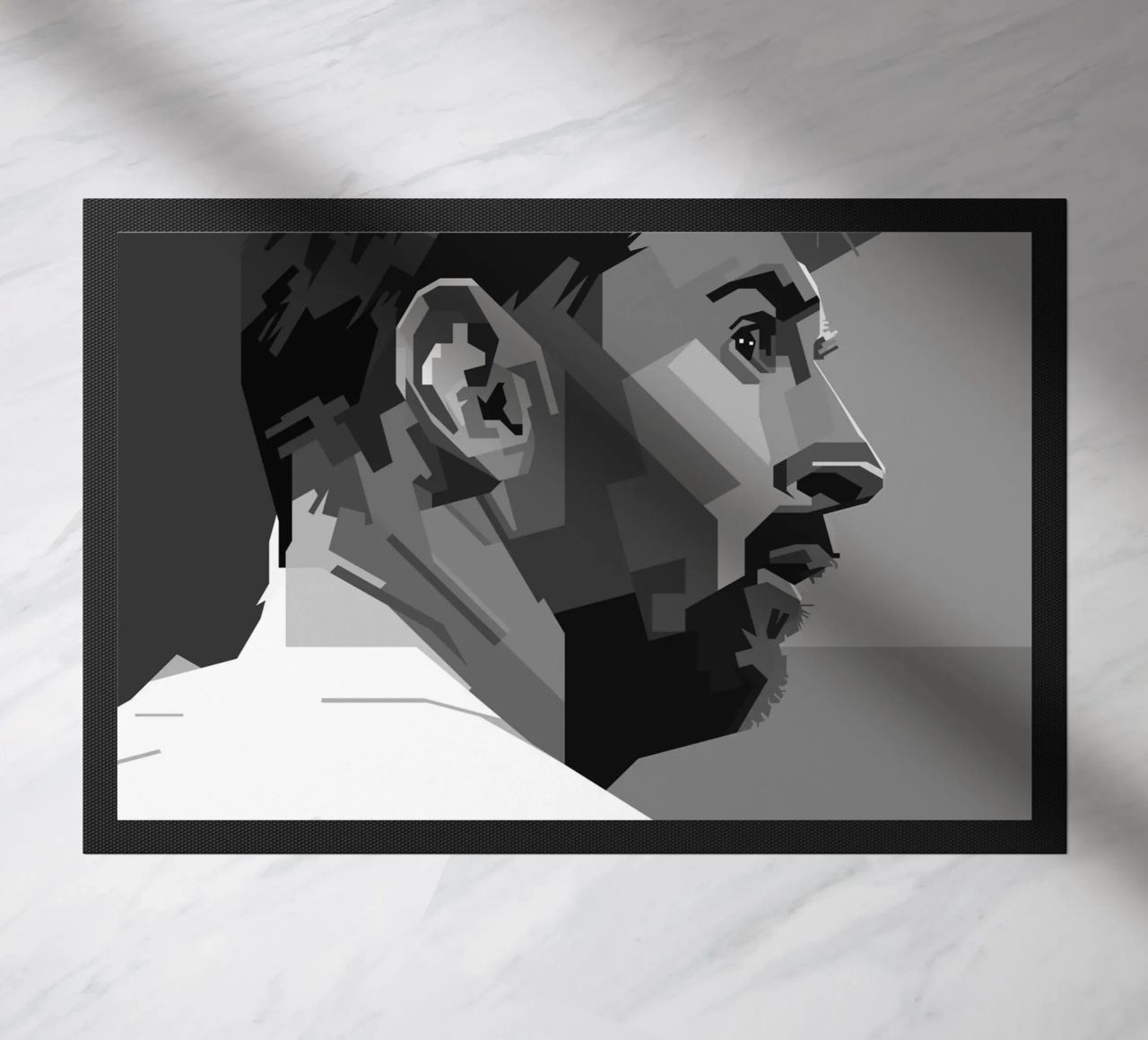 Messi Monochrome Style WPAP zerbino da KP Artwork