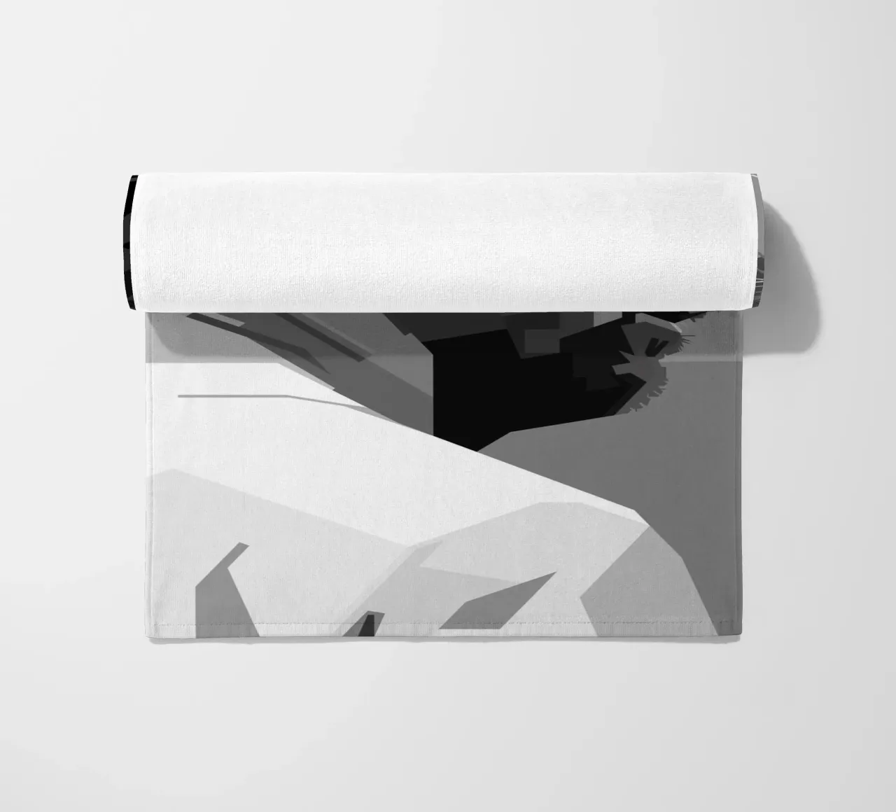 Messi Monochrome Style WPAP Strandtuch von KP Artwork