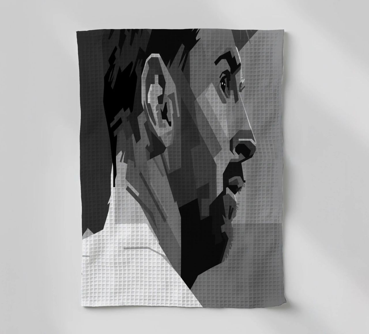 Messi Monochrome Style WPAP canovaccio da cucina da KP Artwork