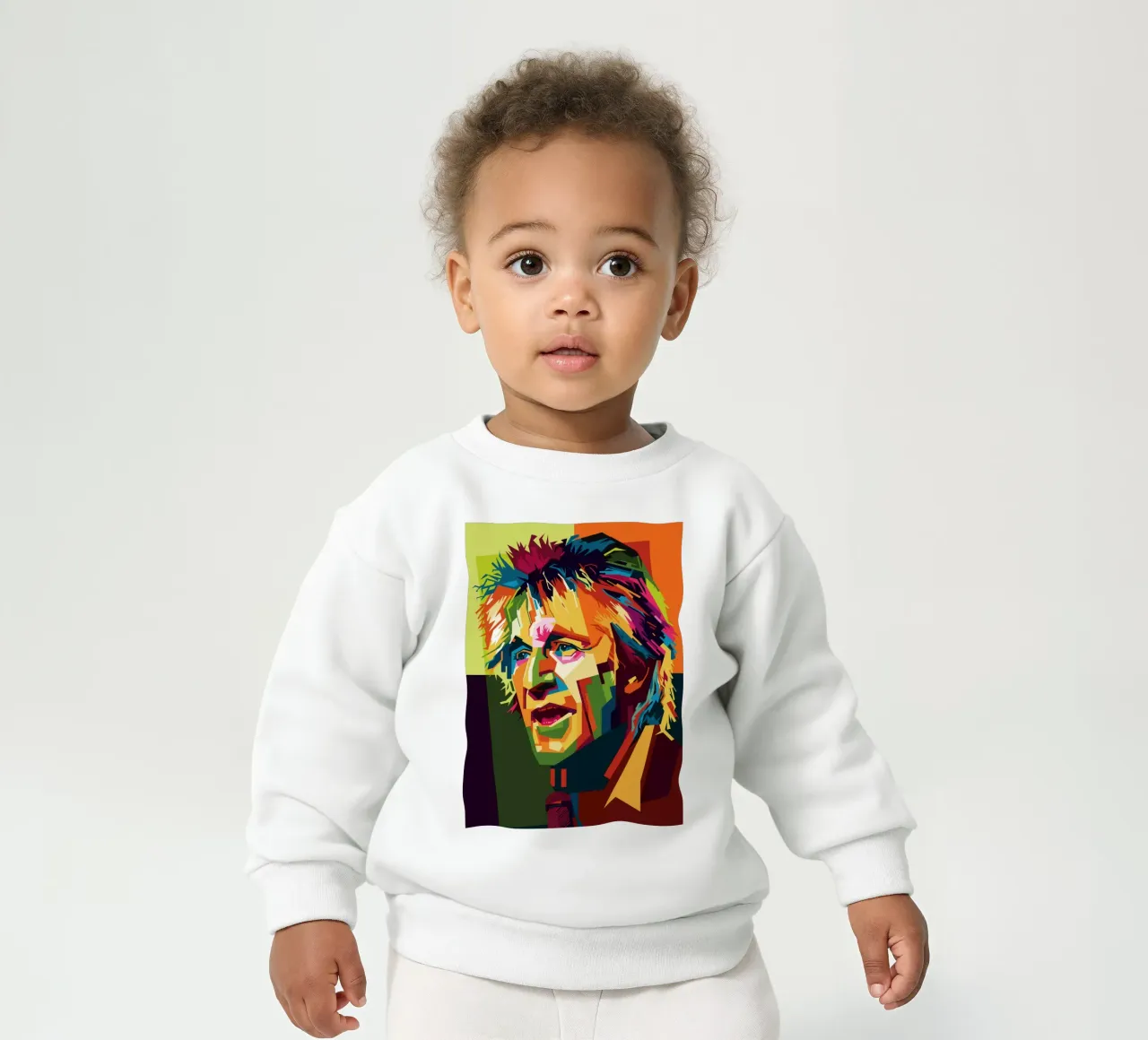 Rod Stewart WPAP Popart sudadera de bebé de KP Artwork