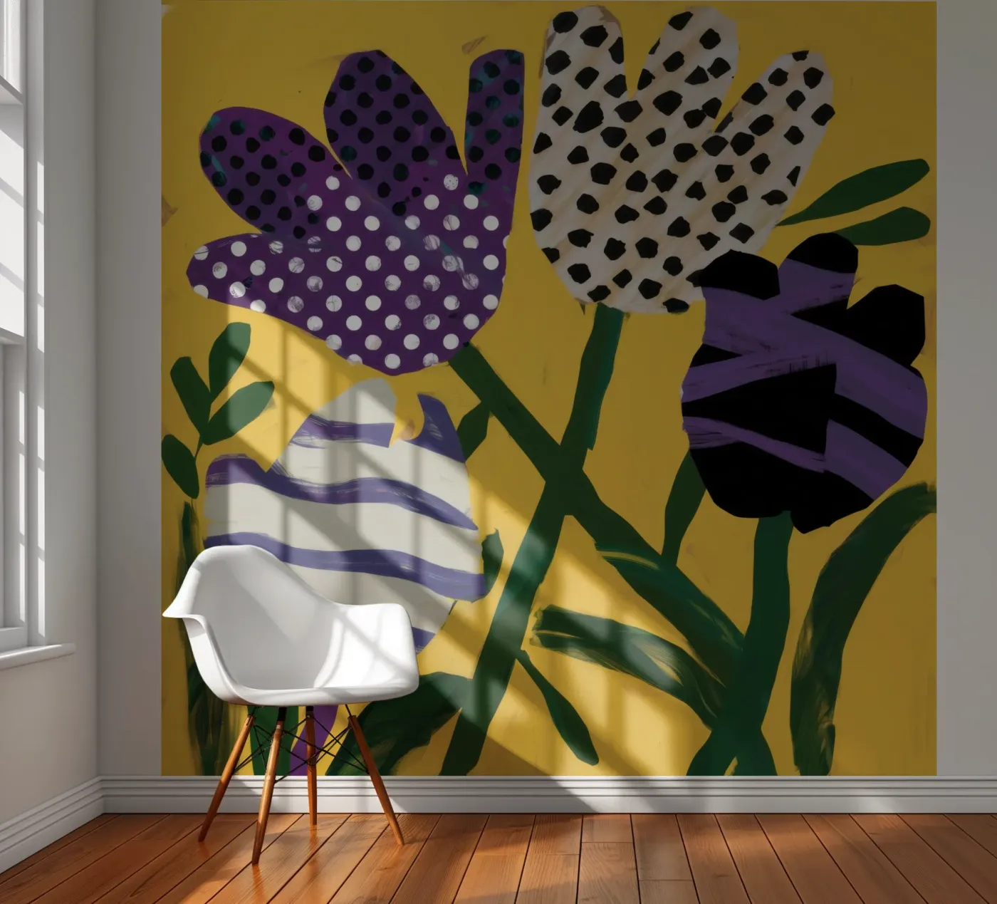 Abstract Garden Patchwork photo wallpaper by Sky Velour