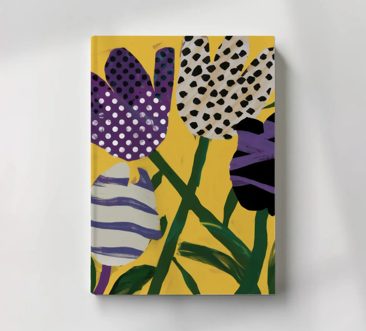 Abstract Garden Patchwork notebook by Sky Velour