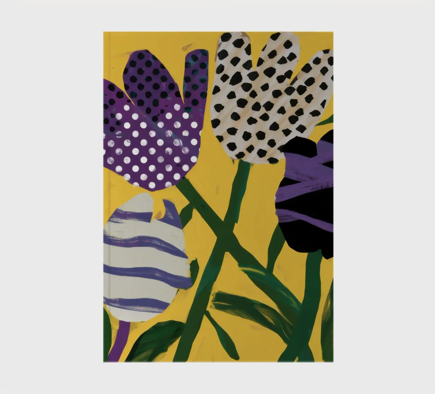 Abstract Garden Patchwork notebook by Sky Velour