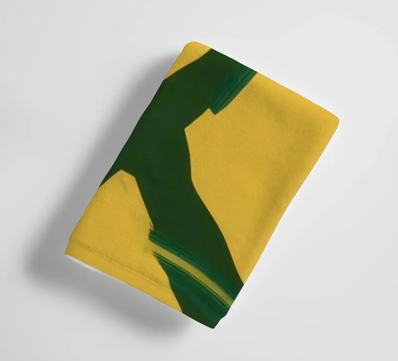 Abstract tuin patchwork badhanddoek van Sky Velour