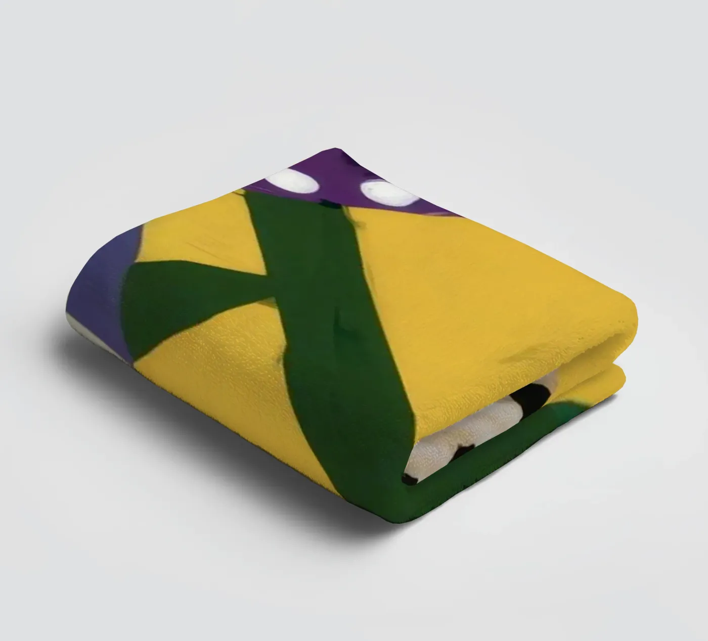 Abstract Garden Patchwork towel by Sky Velour