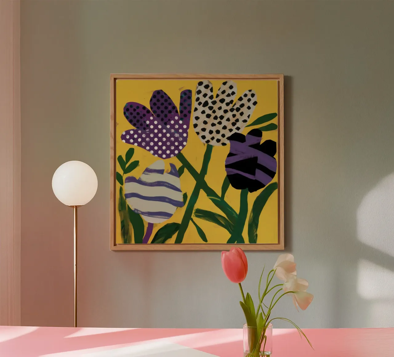 Abstract Garden Patchwork forex plate by Sky Velour