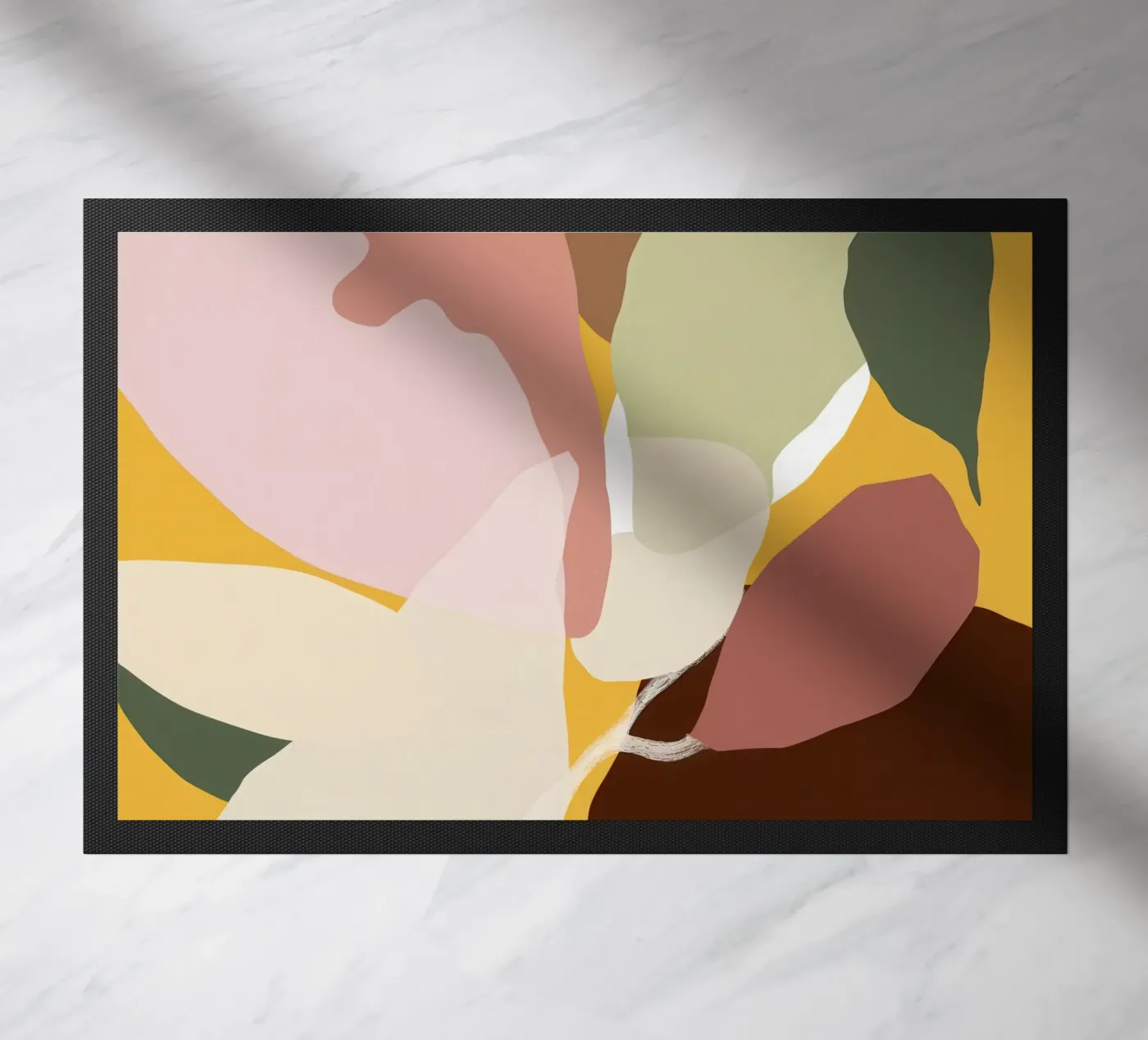 Earthy Nude Forms doormat by Sky Velour