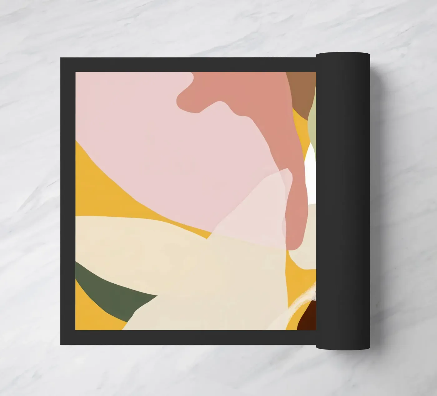 Earthy Nude Forms doormat by Sky Velour