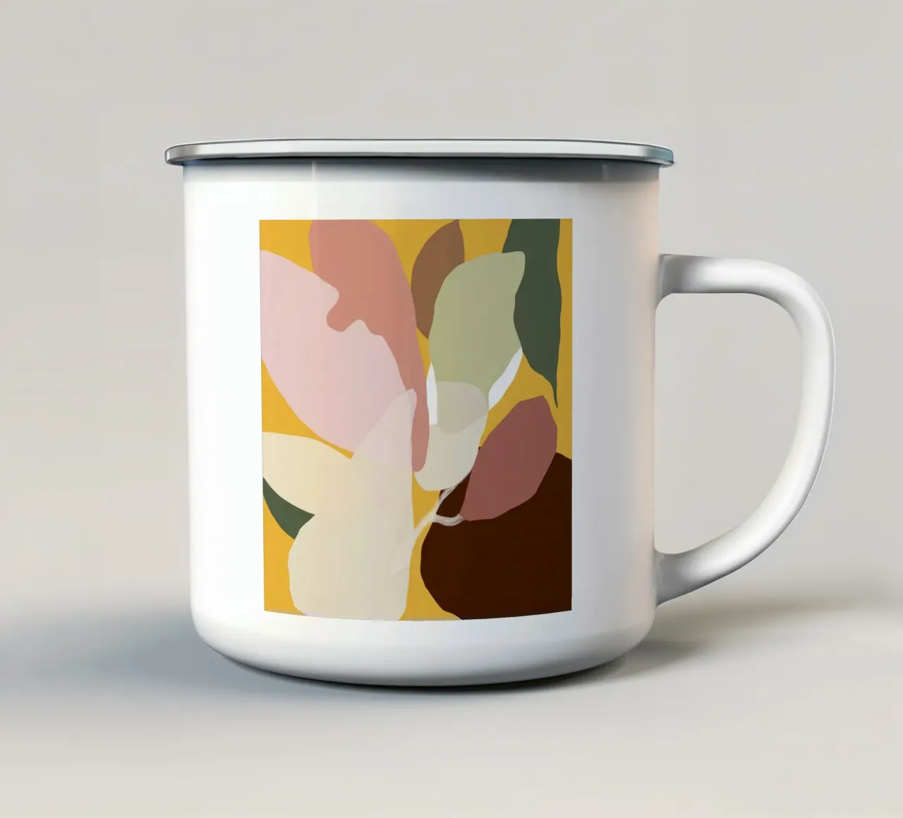 Forme di nudo terrestre tazza in smalto da Sky Velour