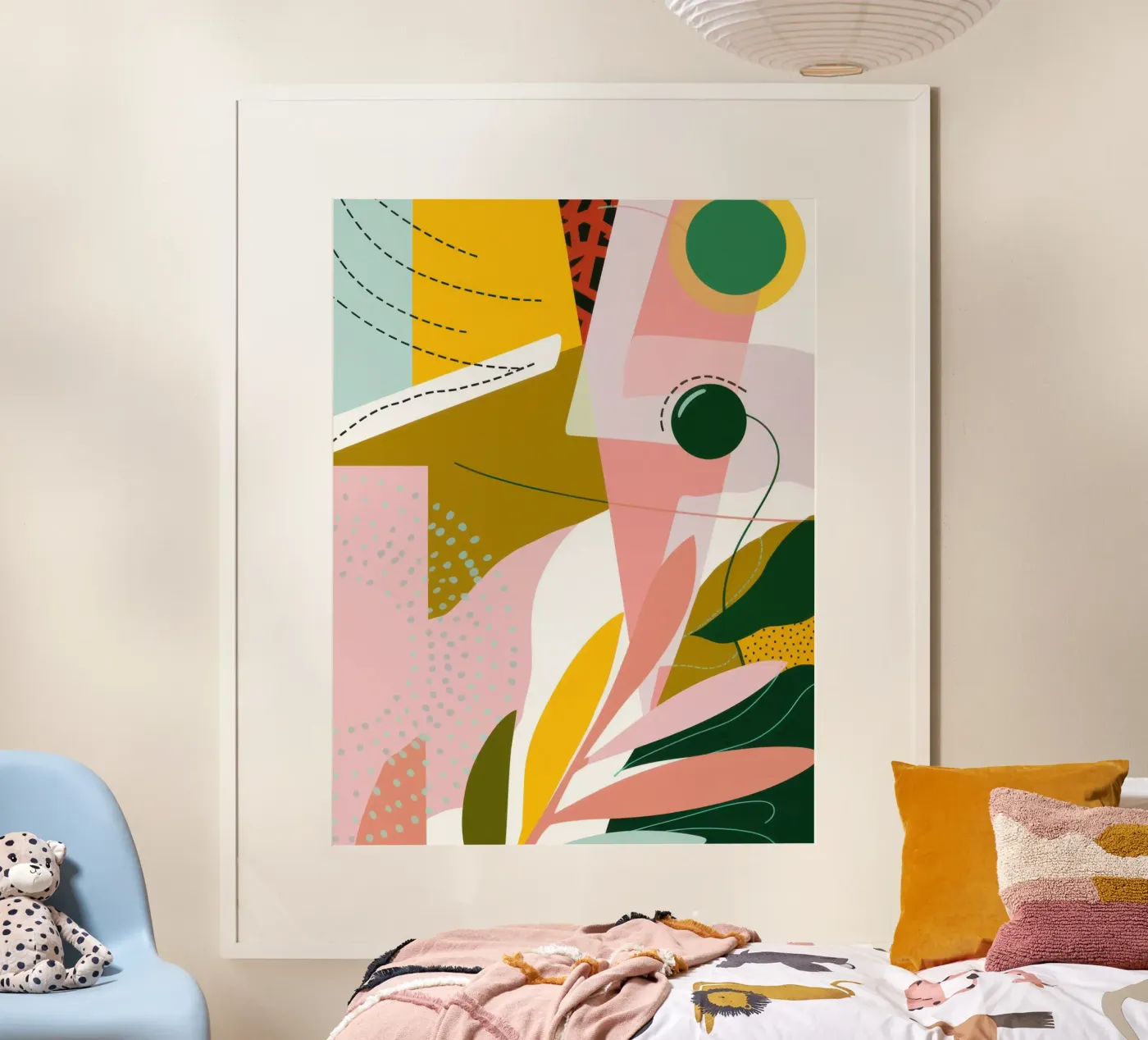 Dynamic Abstract Collage poster by Sky Velour
