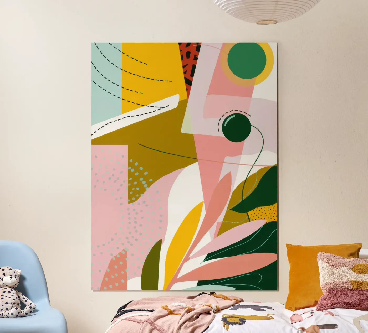 Dynamic Abstract Collage poster by Sky Velour