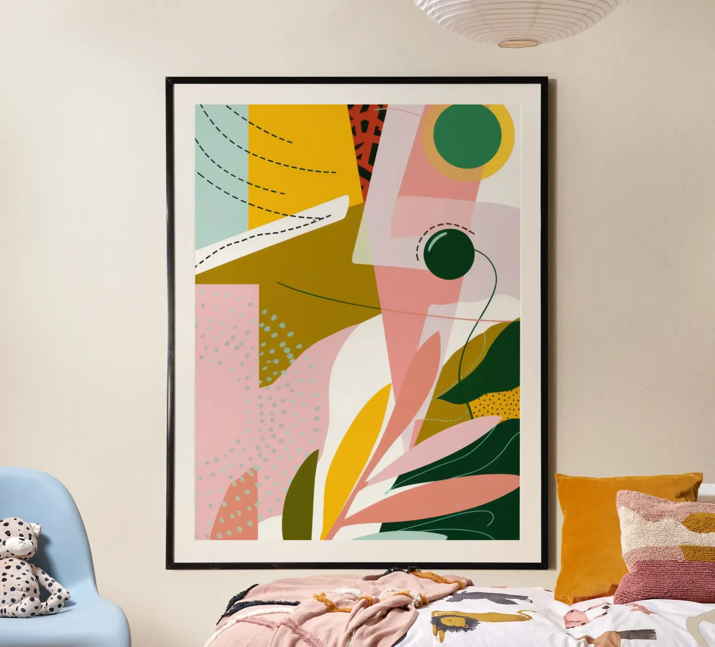 Dynamic Abstract Collage poster by Sky Velour