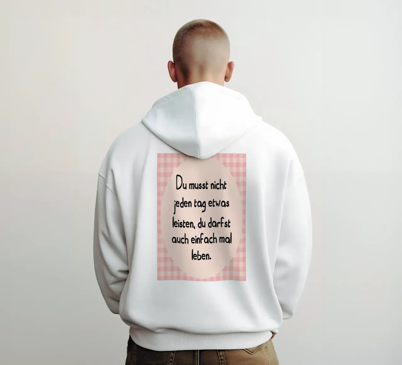 semplicemente vivere felpa con cappuccio da Ramanda