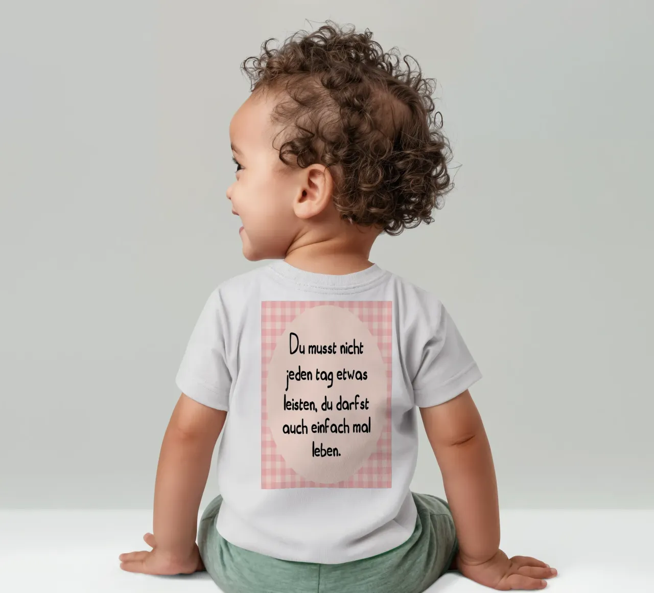 semplicemente vivere maglietta neonato da Ramanda