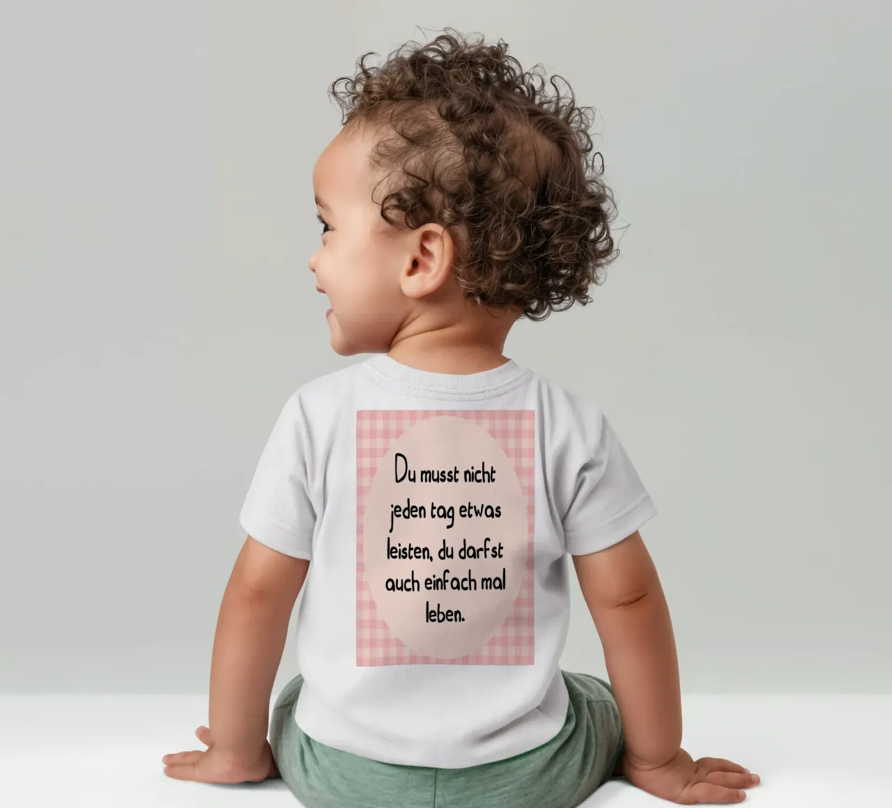 semplicemente vivere maglietta neonato da Ramanda