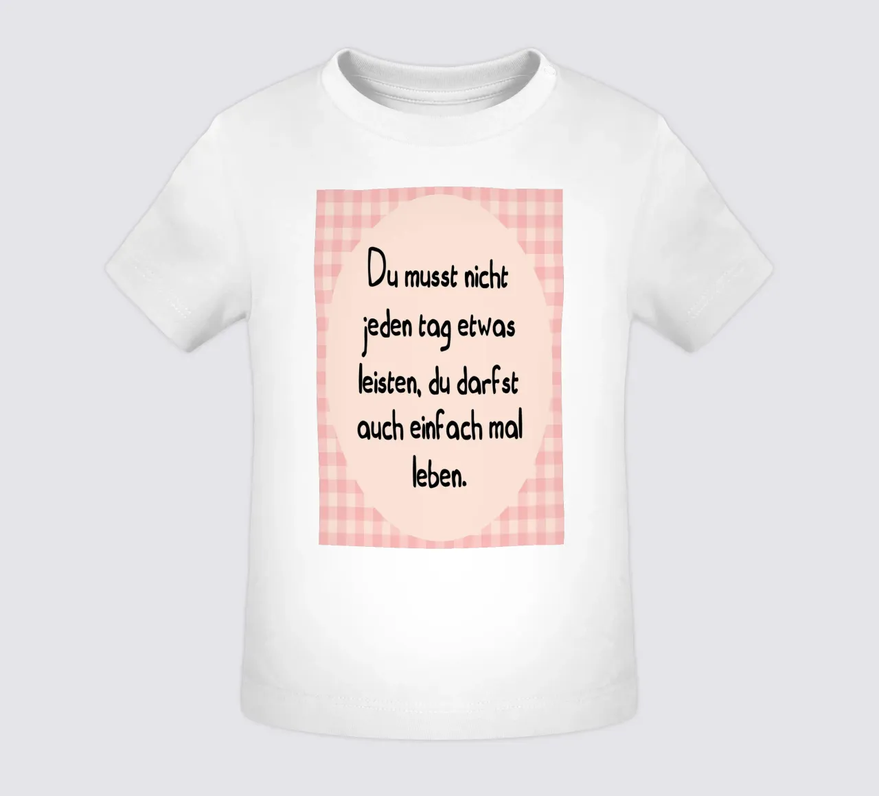 semplicemente vivere maglietta neonato da Ramanda