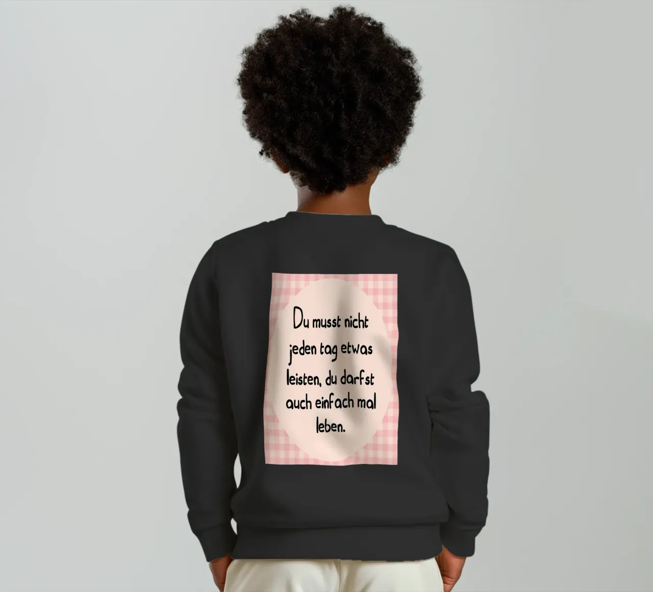 semplicemente vivere felpa bambino da Ramanda