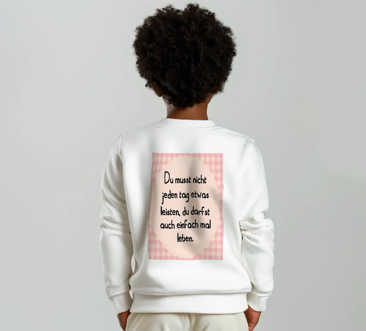 semplicemente vivere felpa bambino da Ramanda