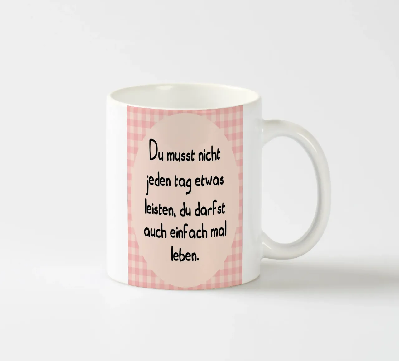 semplicemente vivere tazza in ceramica da Ramanda