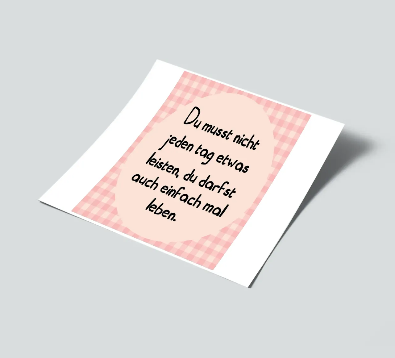 semplicemente vivere foglio adesivo da Ramanda