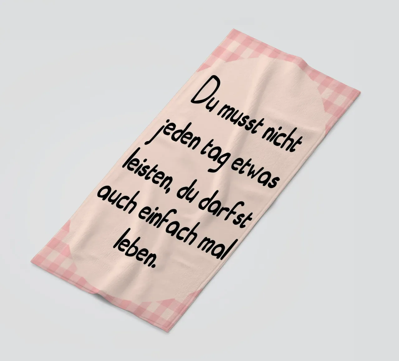 gewoon leven strandhanddoek van Ramanda