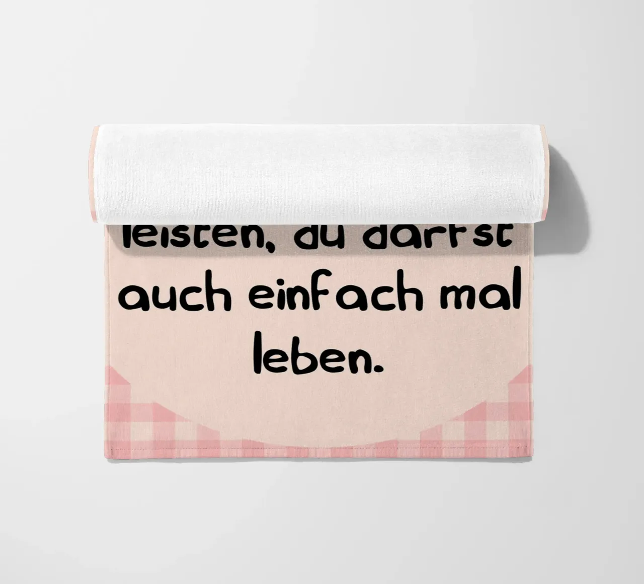 gewoon leven strandhanddoek van Ramanda