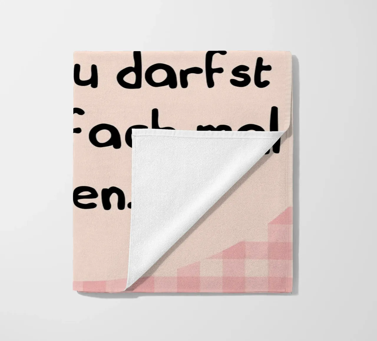 gewoon leven strandhanddoek van Ramanda