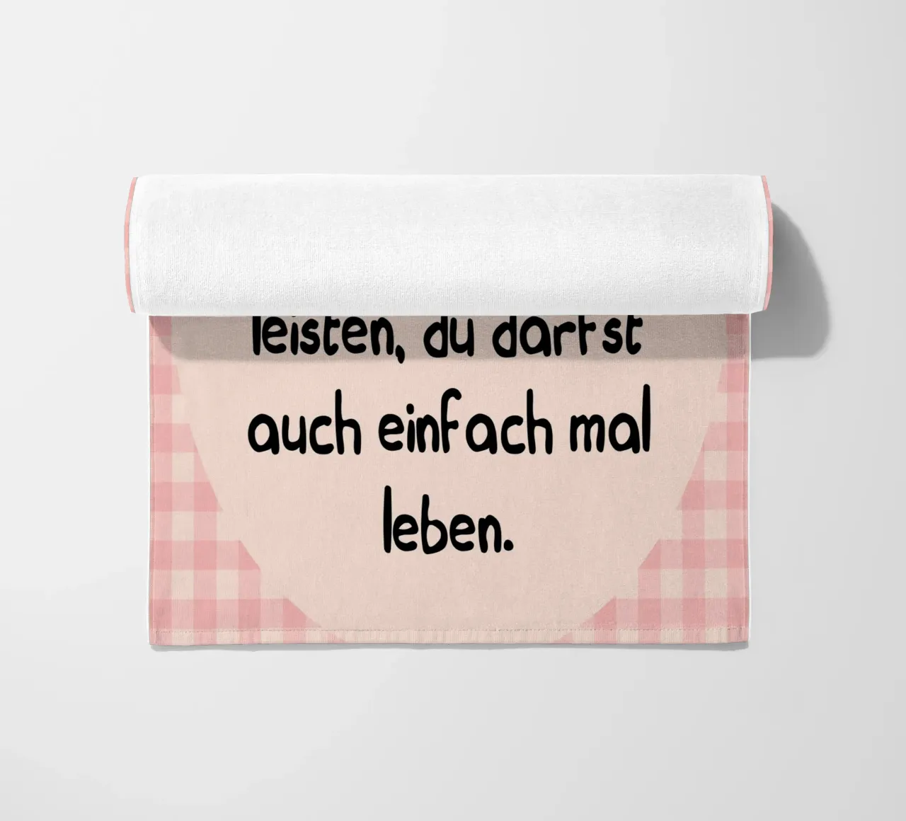 gewoon leven strandhanddoek van Ramanda