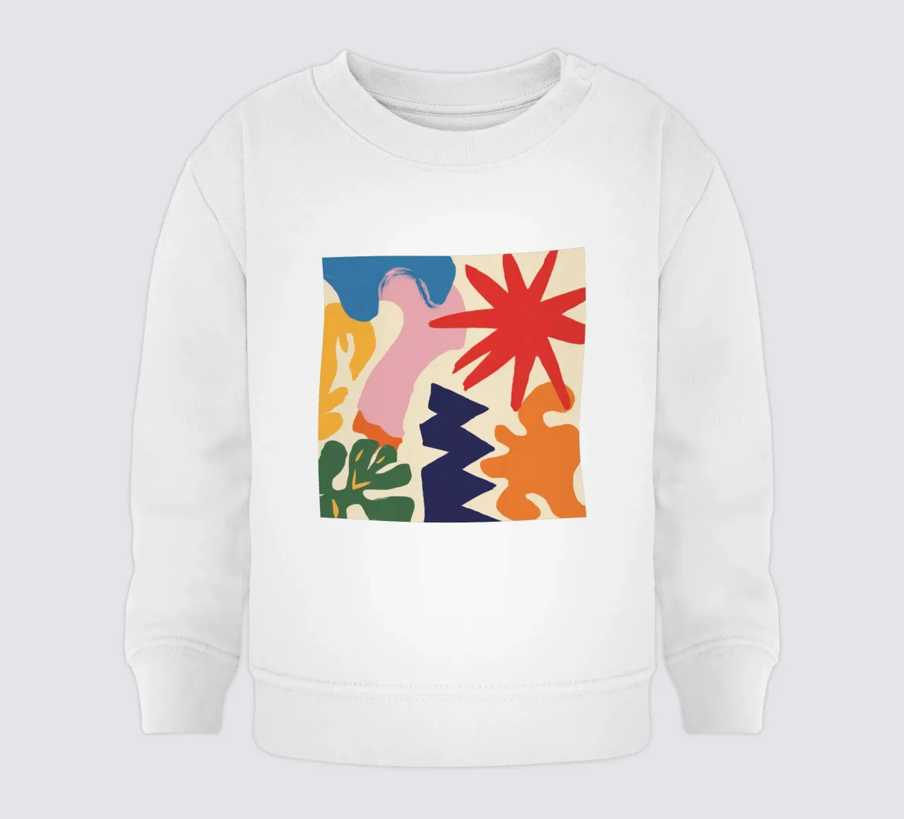 Esplosione di forme giocose felpa neonato da Sky Velour