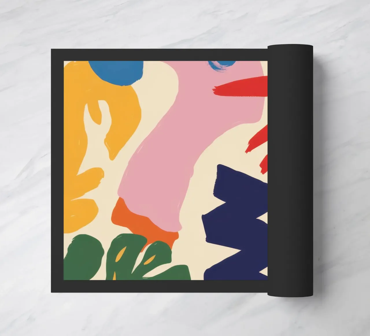 Esplosione di forme giocose zerbino da Sky Velour