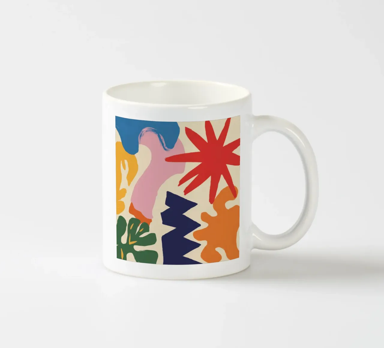 Speelse vorm explosie keramische mok van Sky Velour